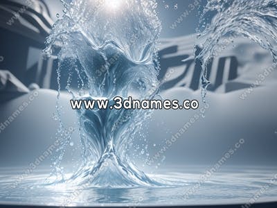 Winnie Blue 💙💦 Water Splash